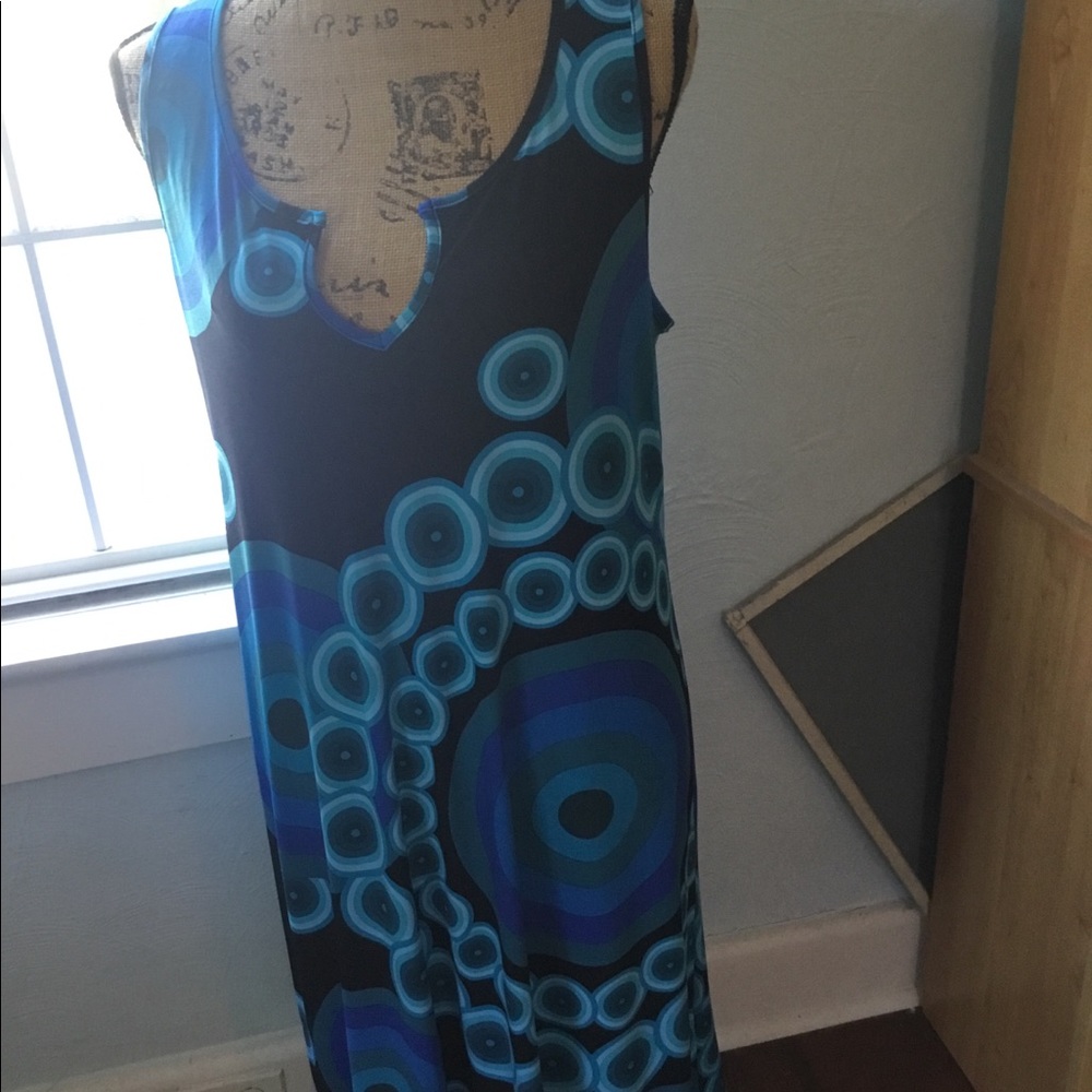 Really cute tunic style dress blue and black